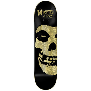 Zero - Misfits Fiend Skull Collage 8.25 Skateboard Deck.
