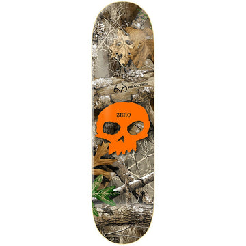 Zero - Single Skull Real Tree 8.25 Skateboard Deck.