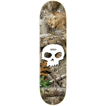 Zero - Single Skull Real Tree 8.5 Skateboard Deck.