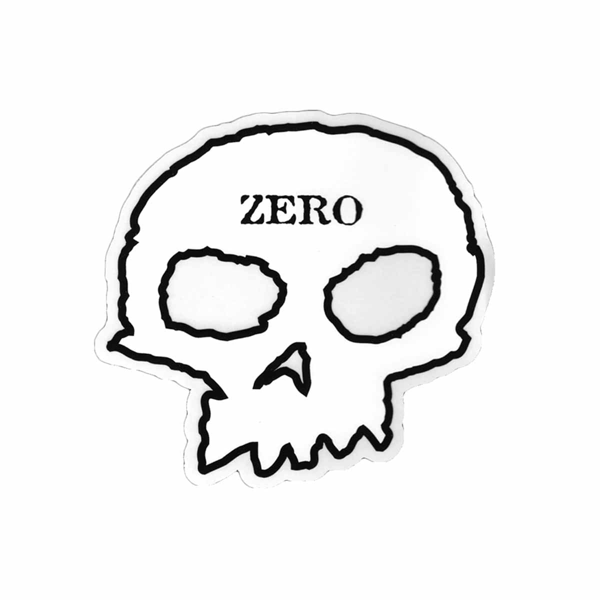 Zero Single Skull 4" Sticker