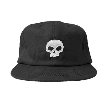 Zero - Skull Applique Cap Black/White.