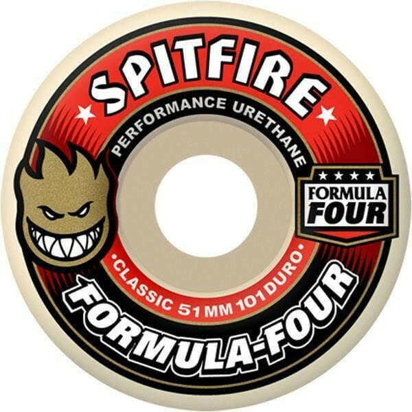 Spitfire - Formula 4 Classic 54MM 101A Skateboard Wheels.