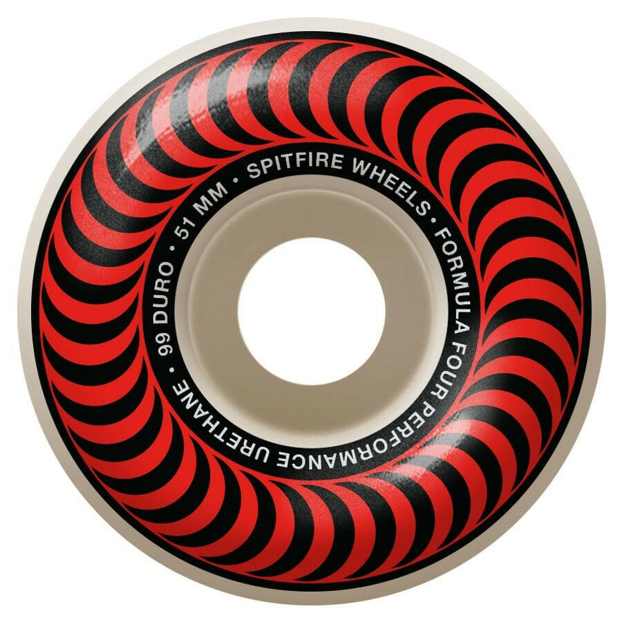 Spitfire - F4 Classics 51MM 99A Skateboard Wheels.
