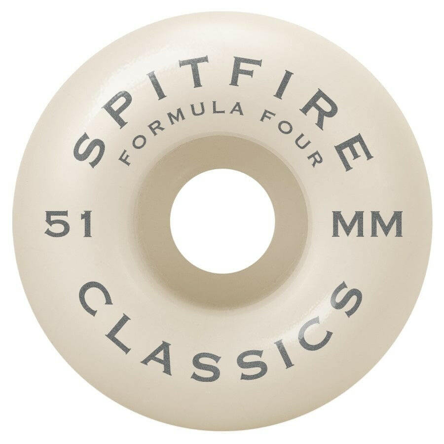 Spitfire - F4 Classics 51MM 99A Skateboard Wheels.