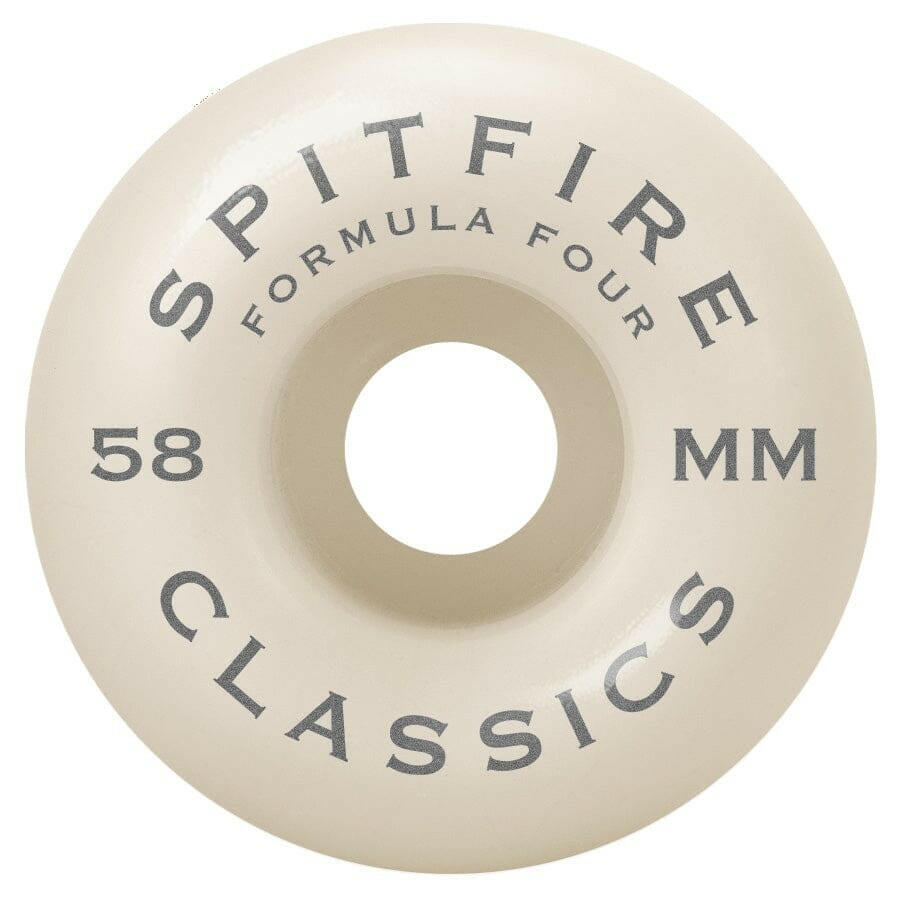 Spitfire - F4 Classics 58MM 99A Skateboard Wheels.