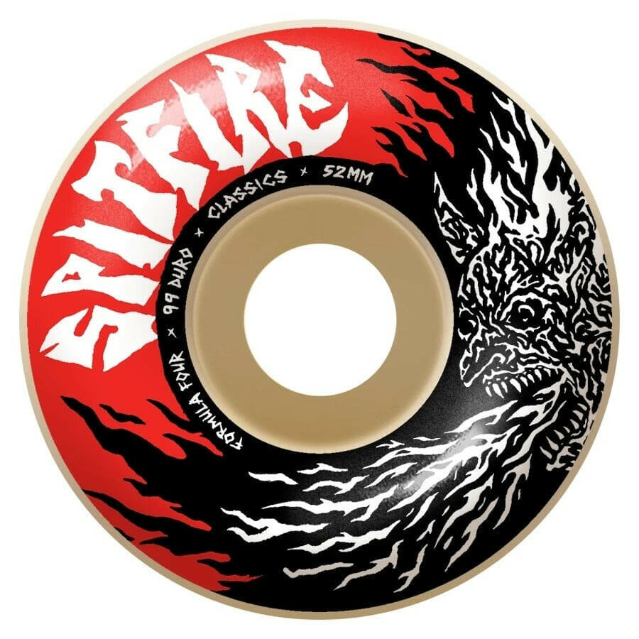 Spitfire - F4 Fiend Classic 54MM 99A Skateboard Wheels.