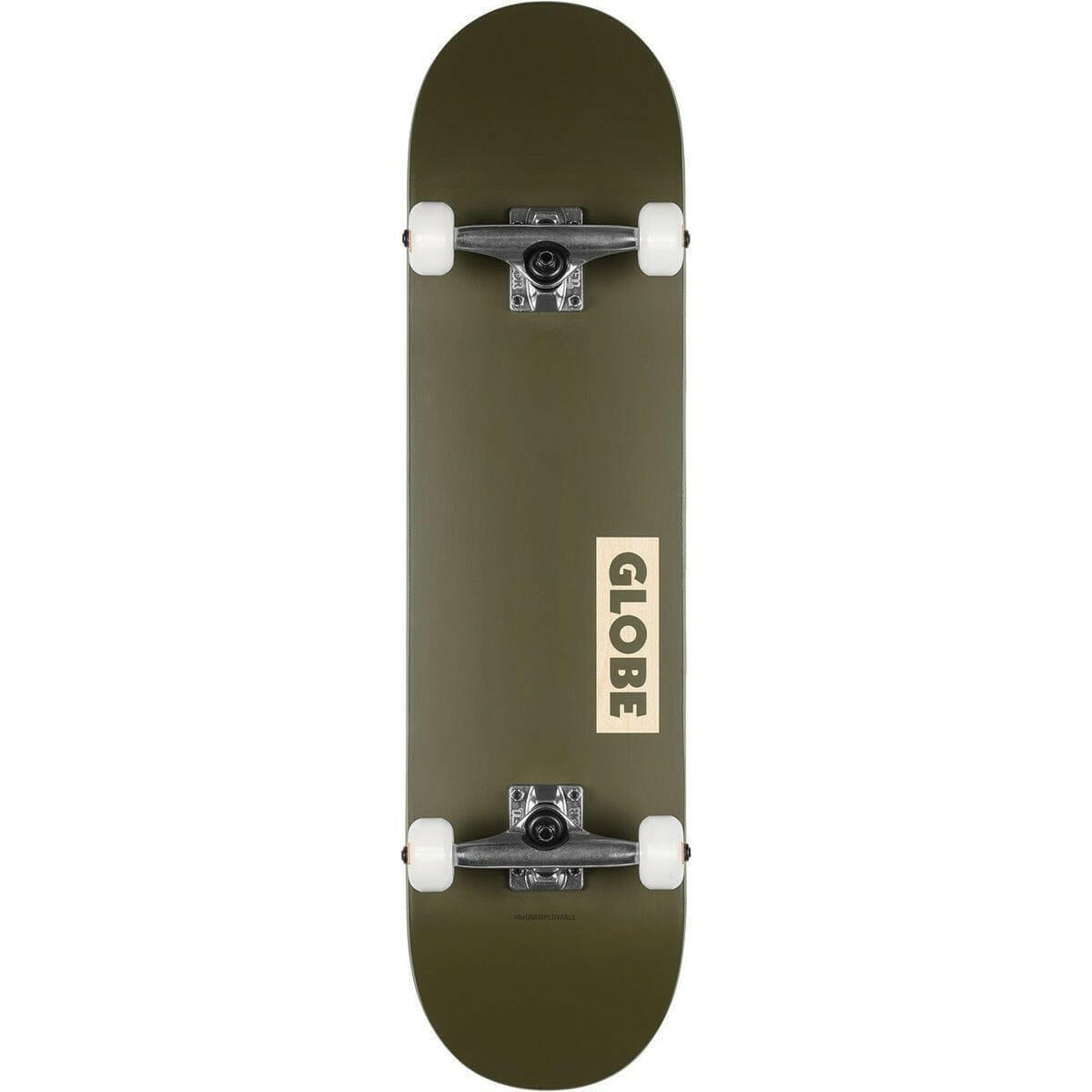 Globe - Goodstock Fatigue Green 8.25 Complete Skateboard.