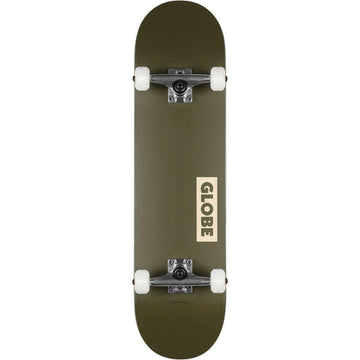 Globe - Goodstock Fatigue Green 8.25 Complete Skateboard.