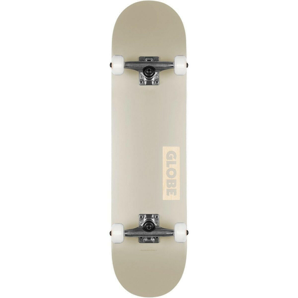 Globe - Goodstock Off White 8.0 Complete Skateboard.