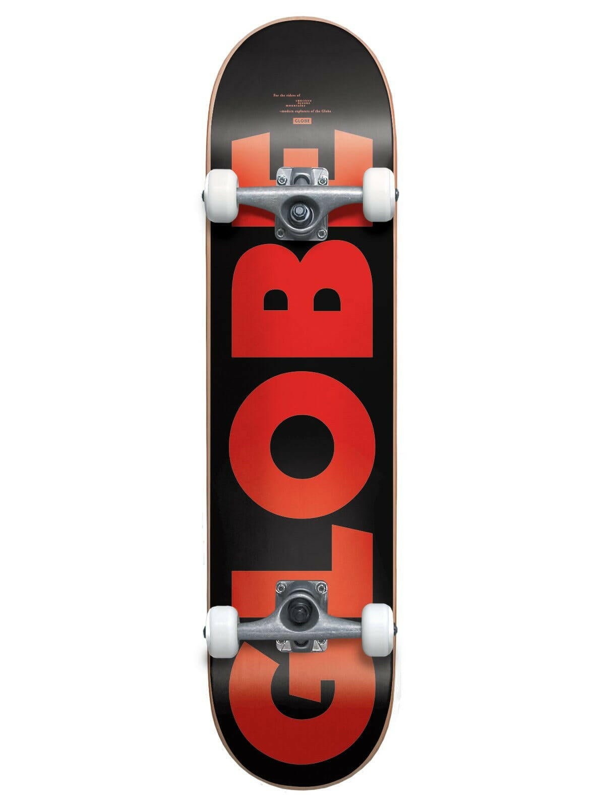 Globe - G0 Fubar Black/Red 7.75 Complete Skateboard.