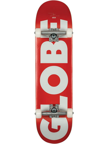Globe - G0 Fubar Red/White 8.25 Complete Skateboard.