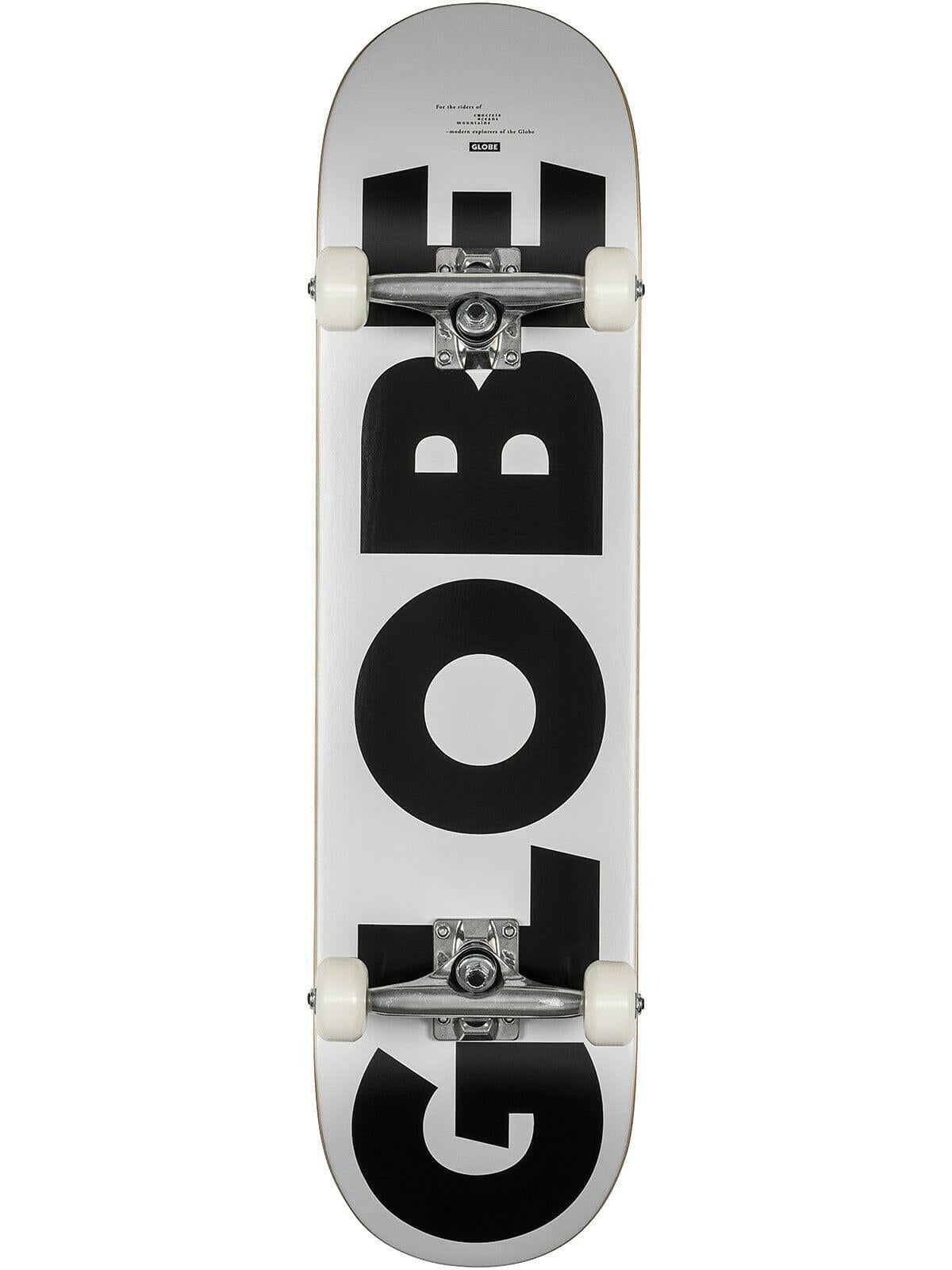 Globe - G0 Fubar White/Black 8.0 Complete Skateboard.