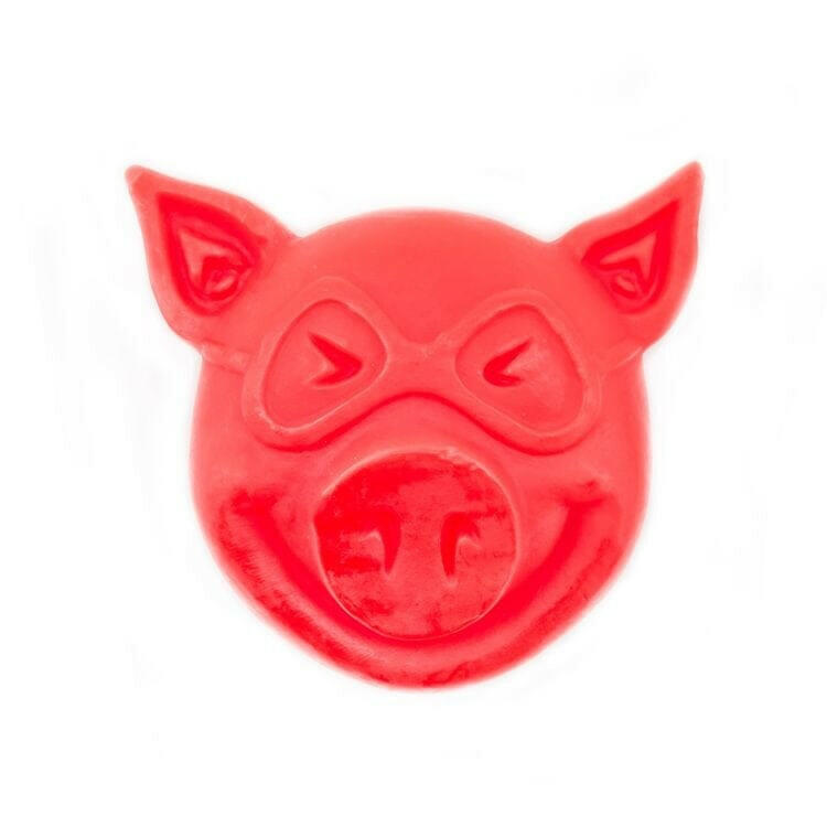 Pig - Pig Head Wax Red.