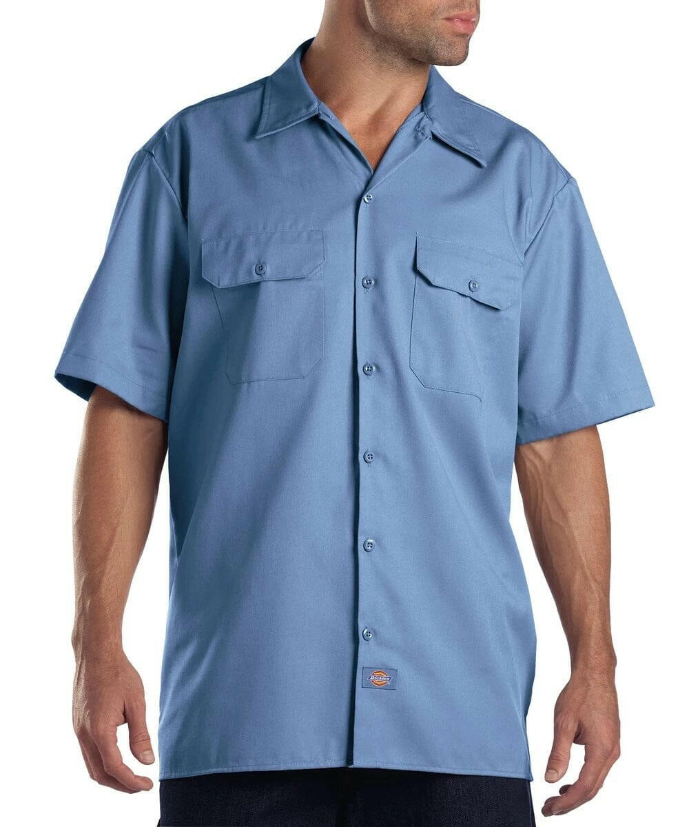 Dickies - Regular Mens Work Shirt Gulf Blue.