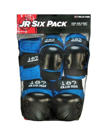 187 - Junior Six Pack Pad Set Blue.