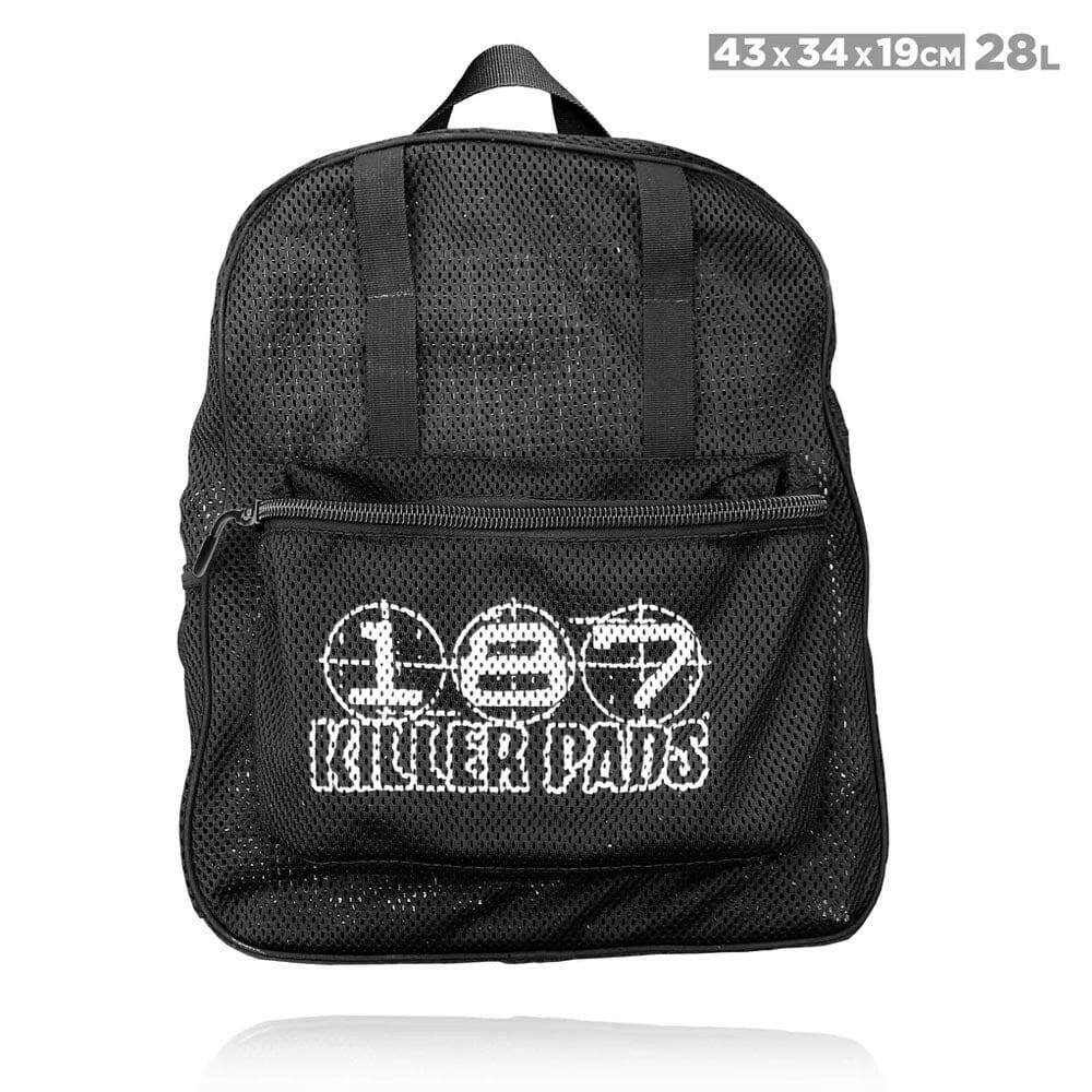 187 - Mesh Backpack Black.