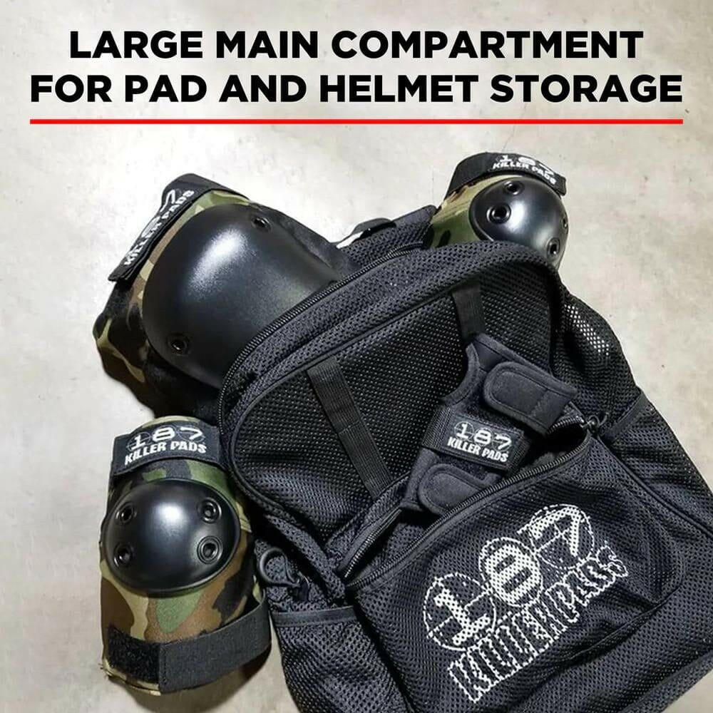 187 - Mesh Backpack Black.