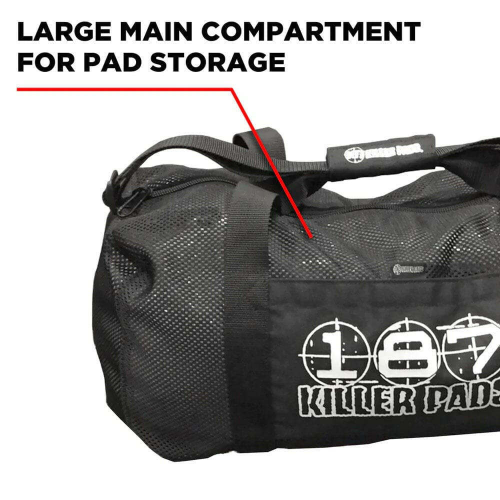 187 - Mesh Duffel Bag Black.