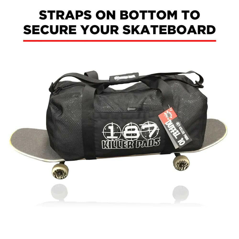187 - Mesh Duffel Bag Black.
