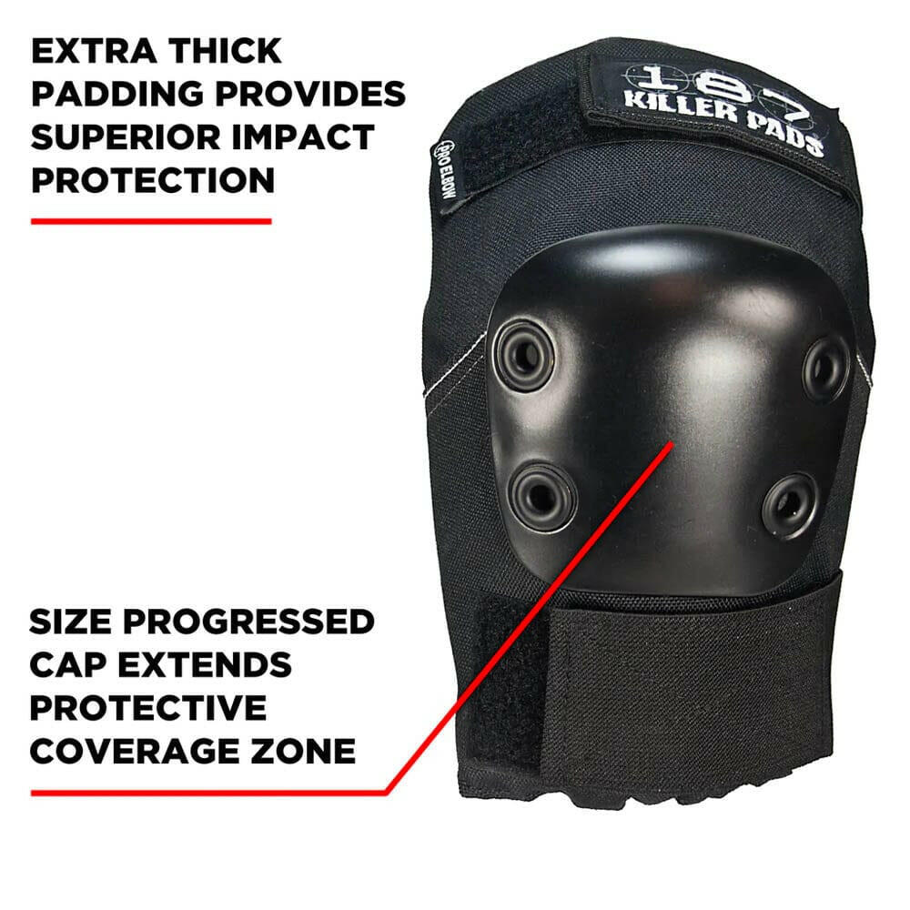 187 - Pro Elbow Pad Black.