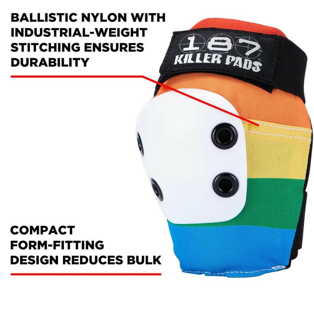 187 - Slim Elbow Pad Rainbow.