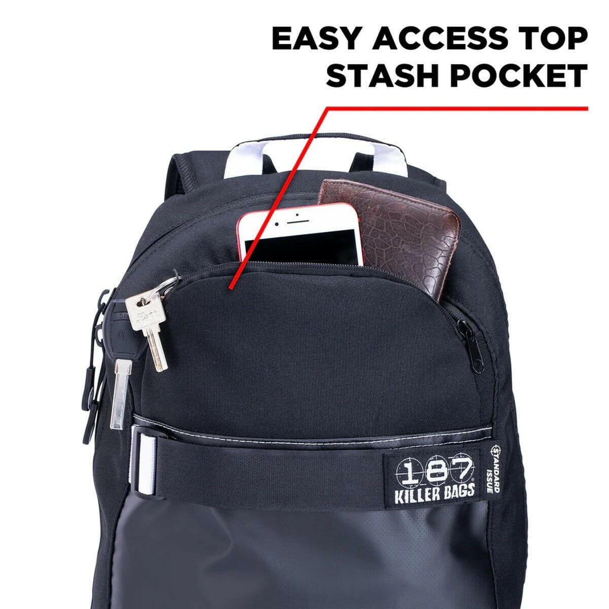 187 - Standard Issue Backpack Black.