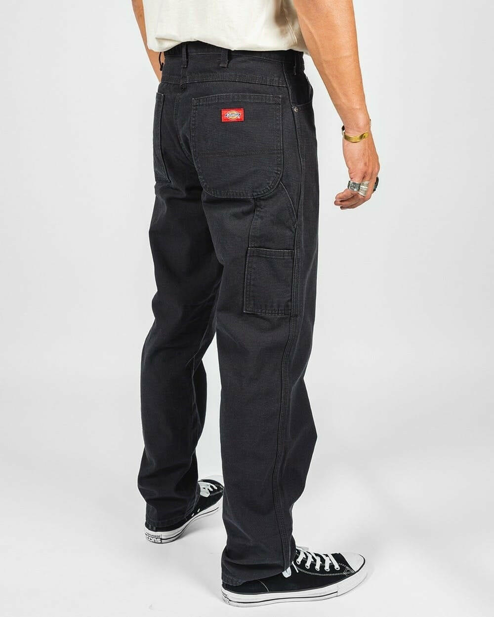 Dickies - 1939 Relaxed Fit Carpenter Jeans Rinsed Black.