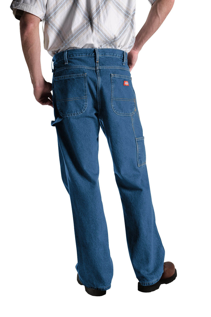 Dickies - 1993 Relaxed Fit Carpenter Mens Denim Jean Stone Washed Indi ...