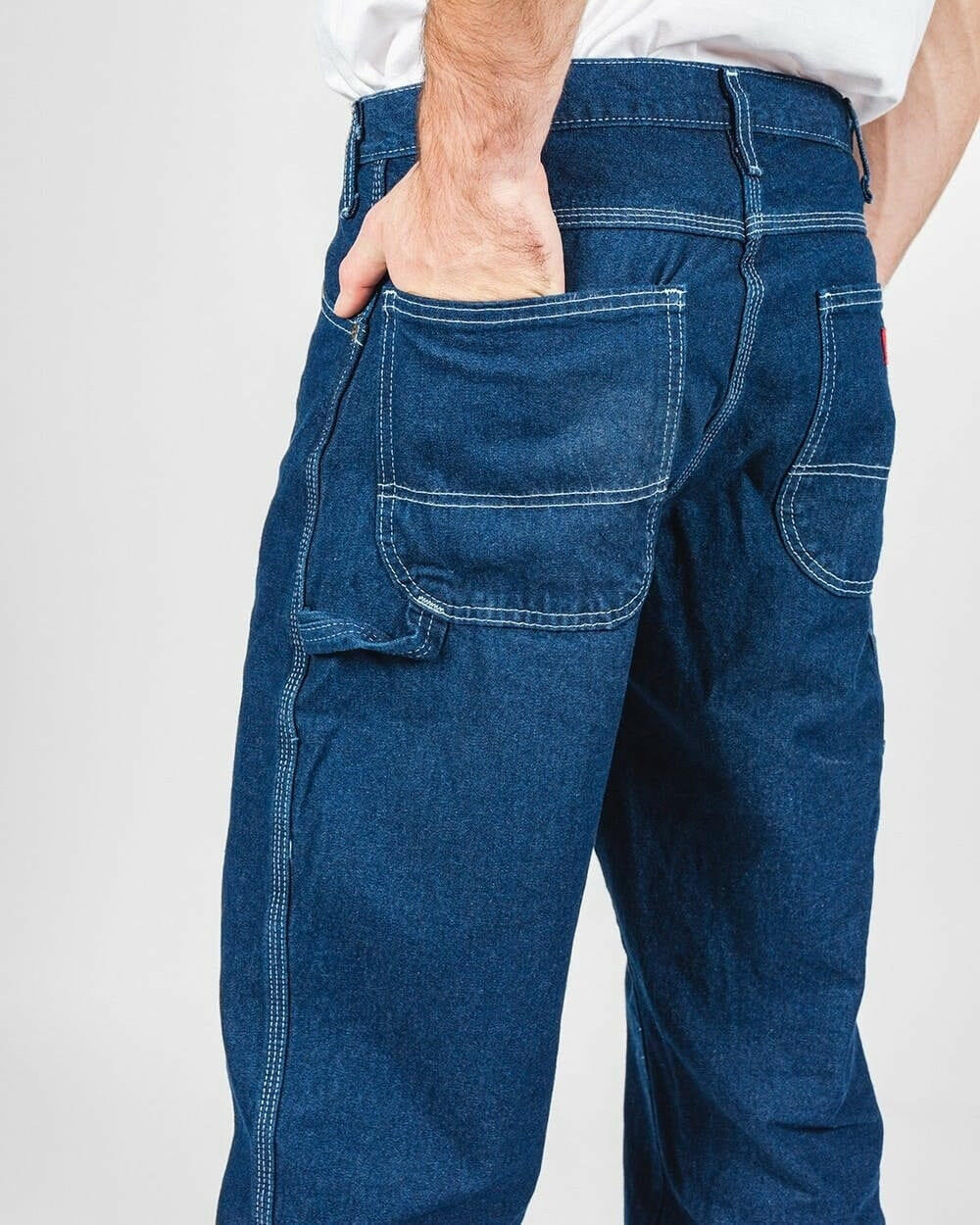 Dickies - 1994 Relaxed Straight Fit Carpenter Jeans Rinsed Indigo.