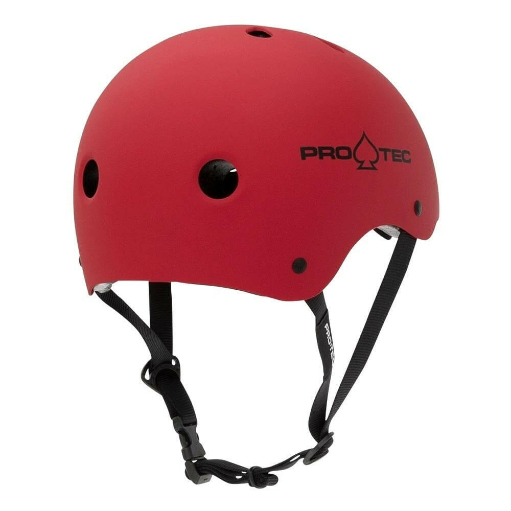 Pro Tec - Classic Certified Helmet Matte Red.
