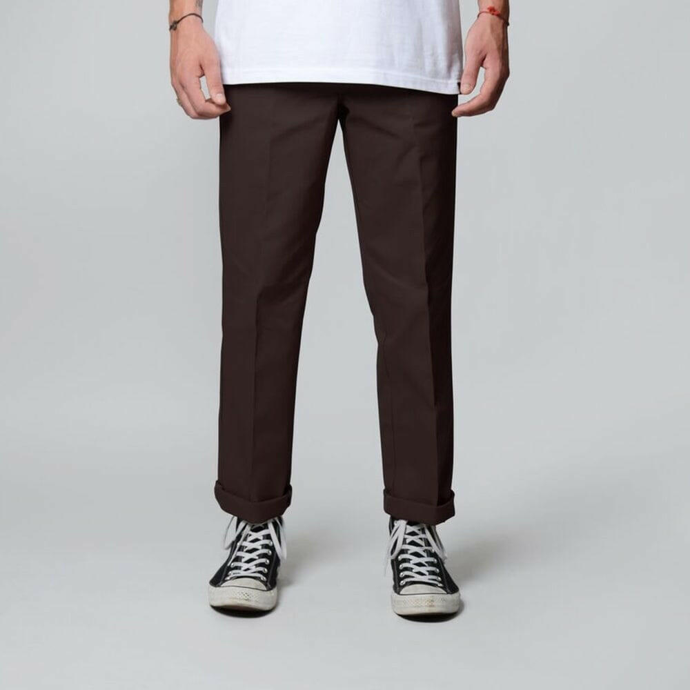 Dickies - 873 Relaxed Slim Mens Pants Chocolate Brown.