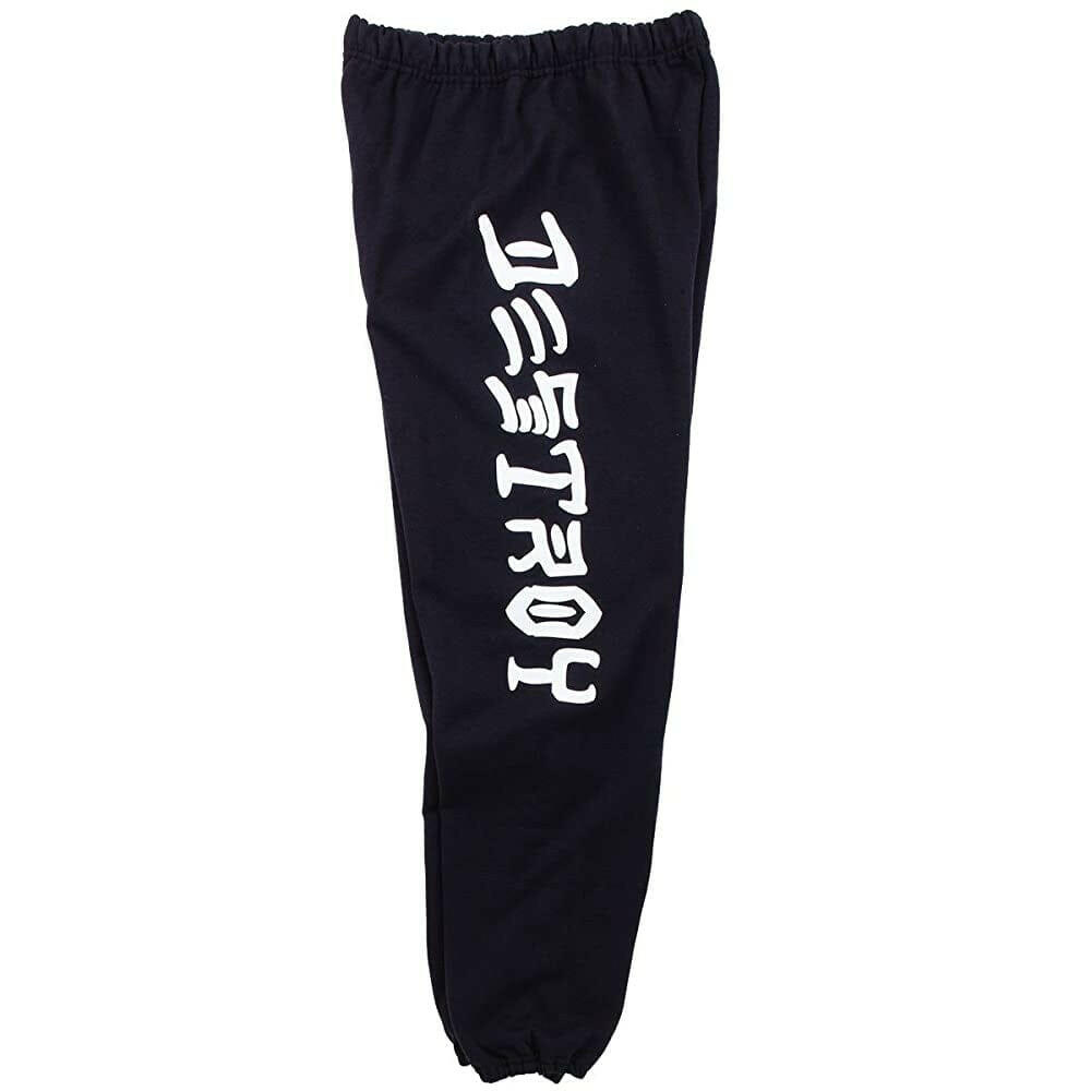Thrasher - Skate & Destroy Sweatpants Black.