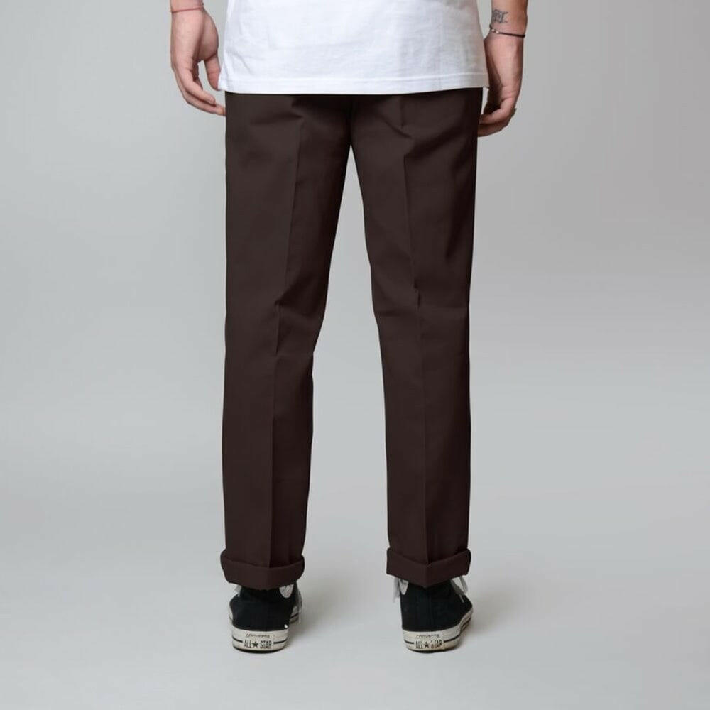 Dickies - 873 Relaxed Slim Mens Pants Chocolate Brown.
