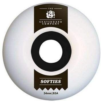 4 Skateboard Co - Softies 54MM 85A Skateboard Wheels.