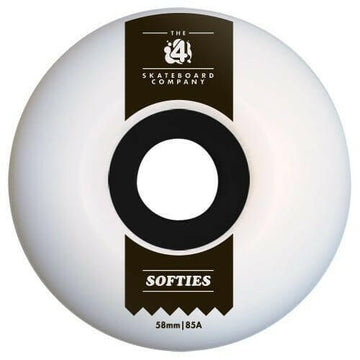 4 Skateboard Co - Softies 58MM 85A Skateboard Wheels.