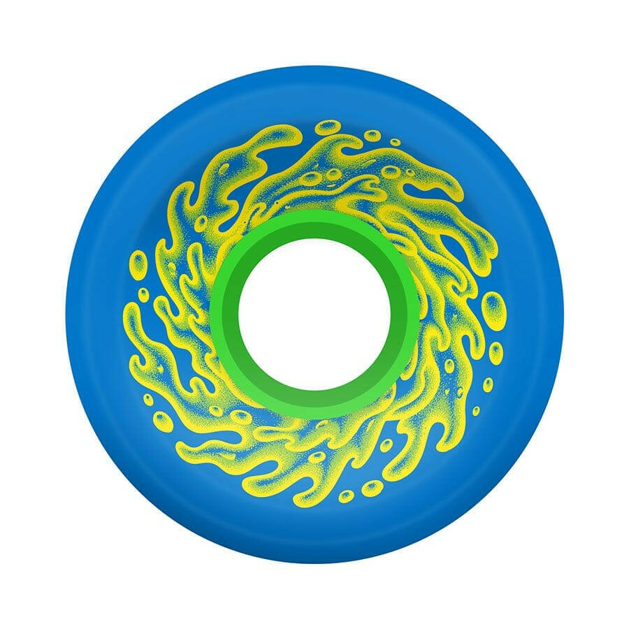 Slime Balls - OG Slime Blue/Green 66MM 78A Skateboard Wheels.