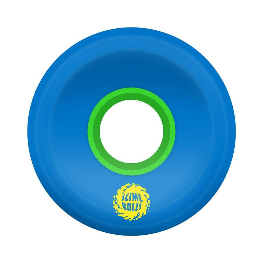 Slime Balls - OG Slime Blue/Green 66MM 78A Skateboard Wheels.