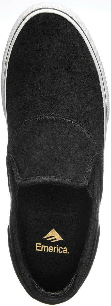 Emerica - Wino G6 Slip On Shoes Black/White/Gold.