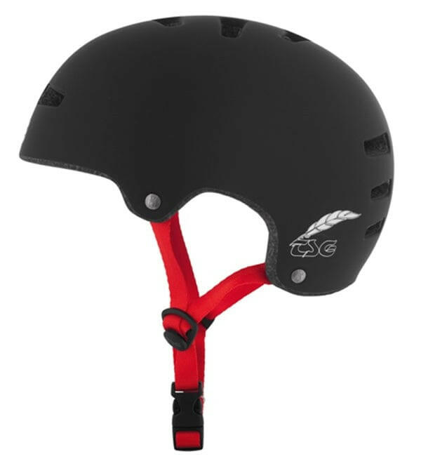 TSG - Superlight Satin Black Helmet.