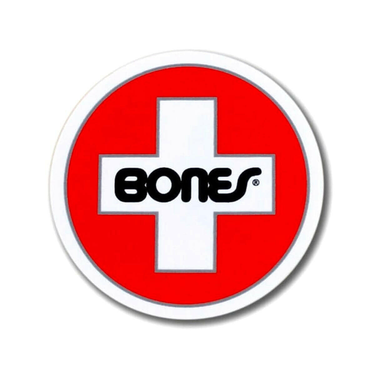 Bones -  Swiss Circle Lapel Pin.