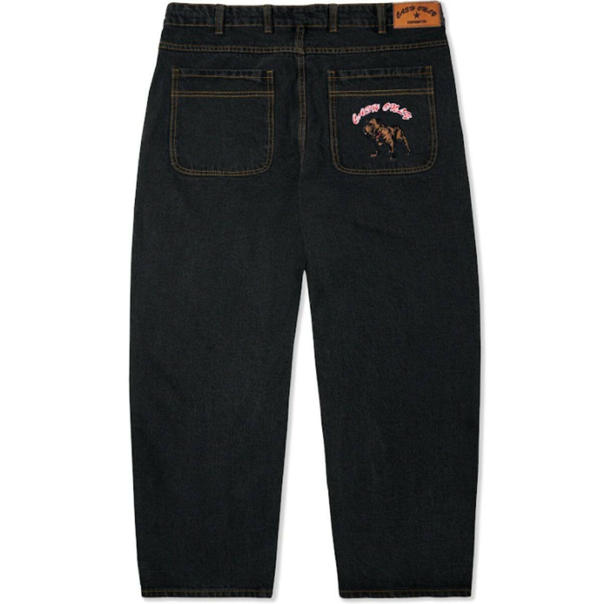 Cash Only - Baggy Denim Mens Pants Washed Black.