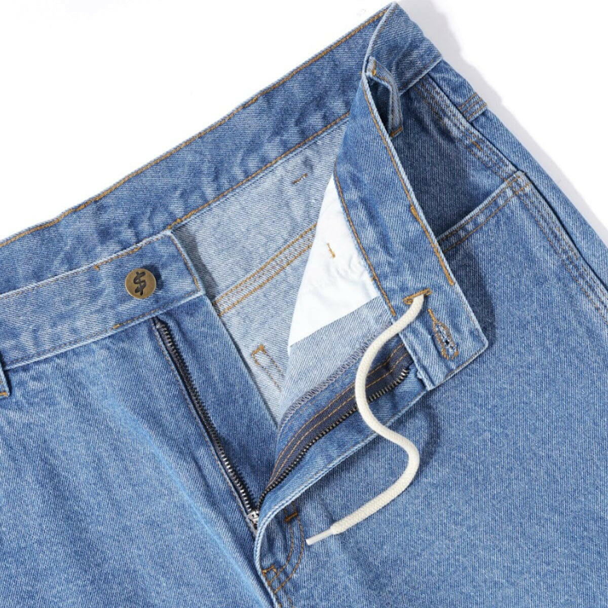Cash Only - Baggy Denim Mens Pants Washed Indigo.