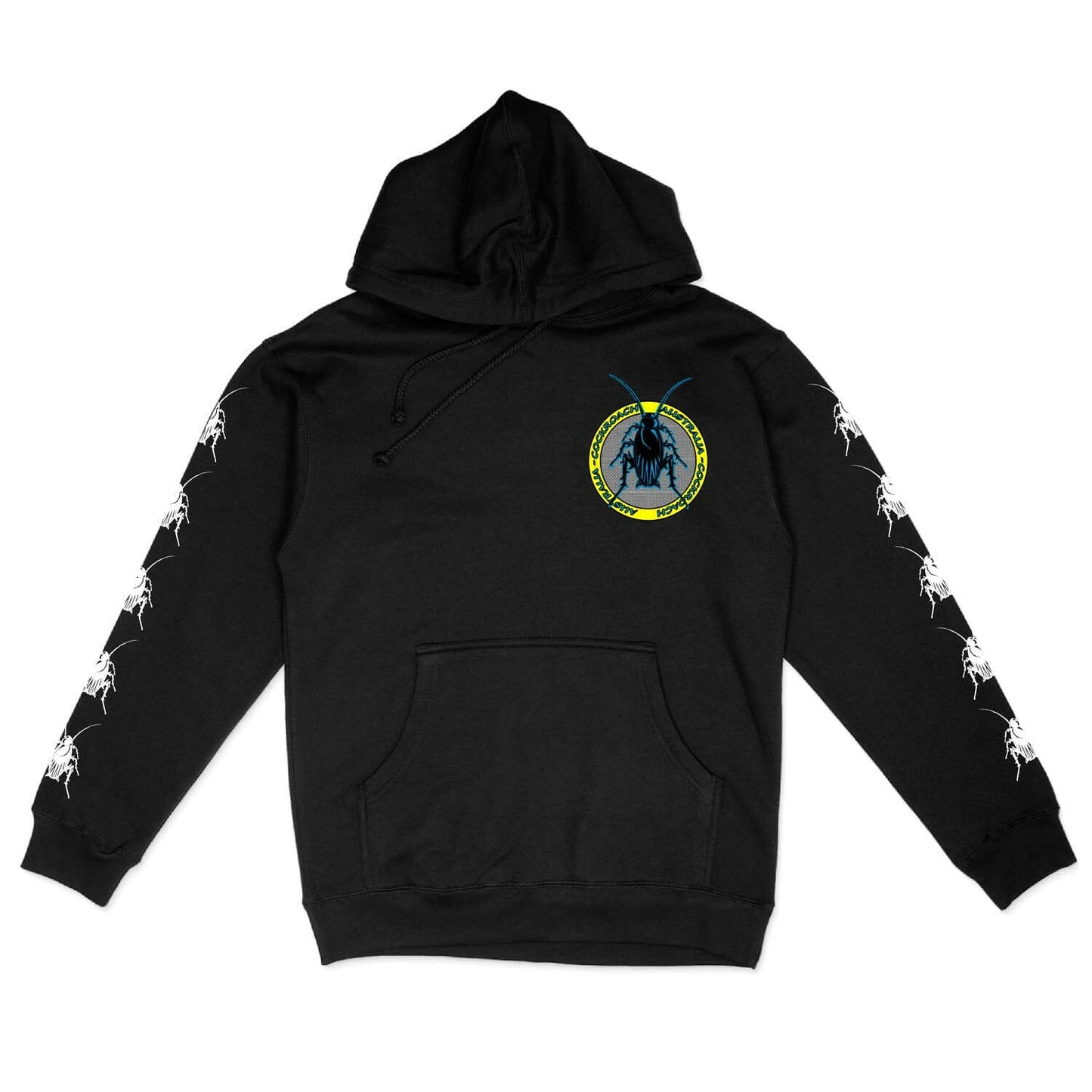 Cockroach - Classic Hoodie Black/Yellow/Blue.