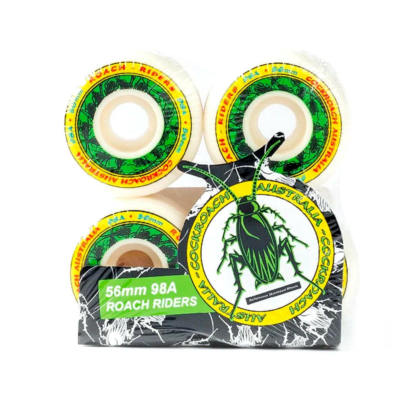 Cockroach - Roach Riders 56MM 98A Skateboard Wheels.
