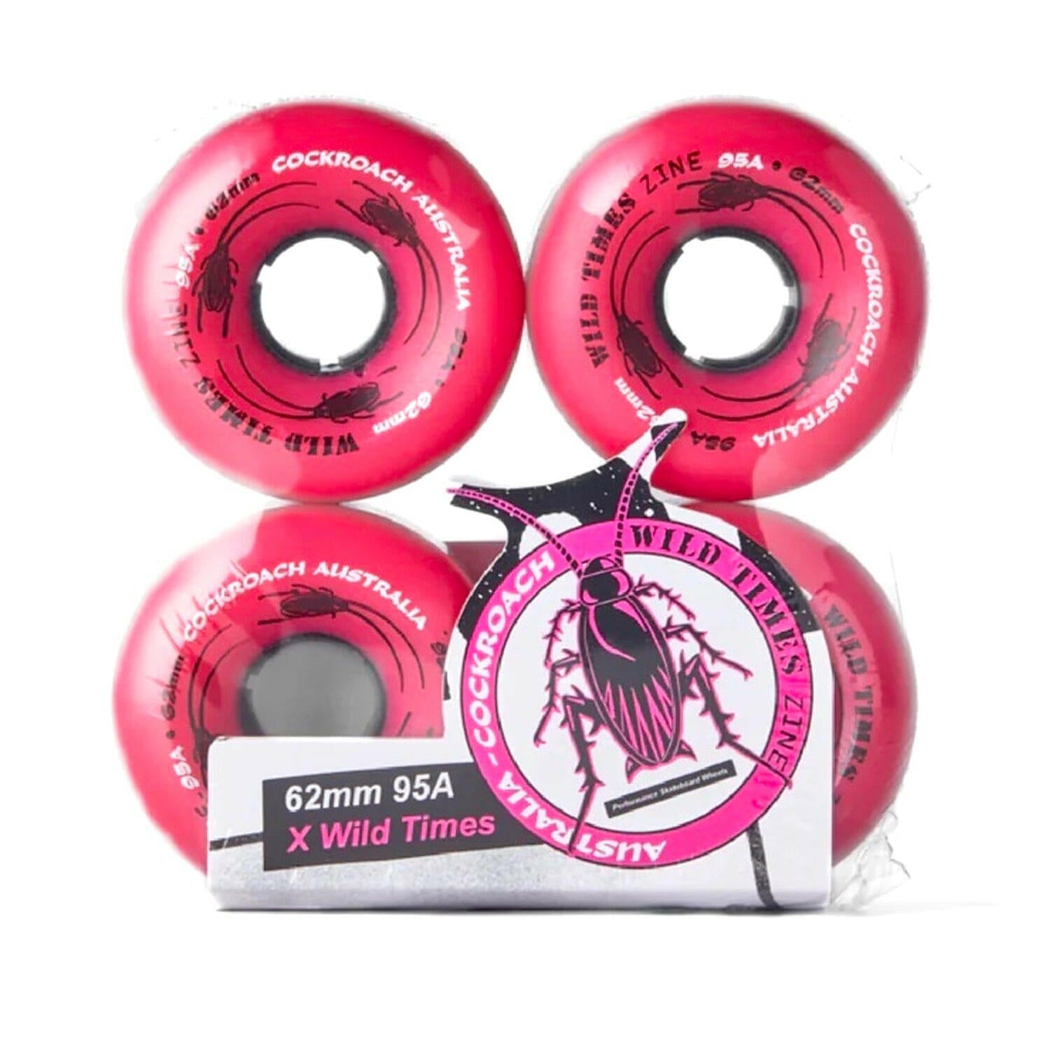Cockroach - Wild Times 62MM 95A Skateboard Wheels.