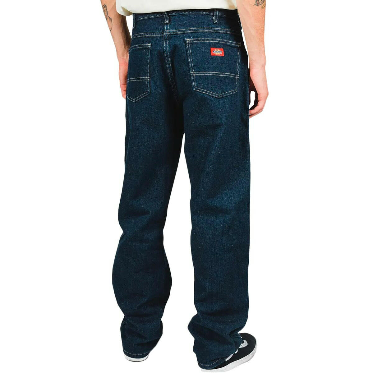 Dickies - 13293 Relaxed Fit Denim Jeans Rinsed Indigo.