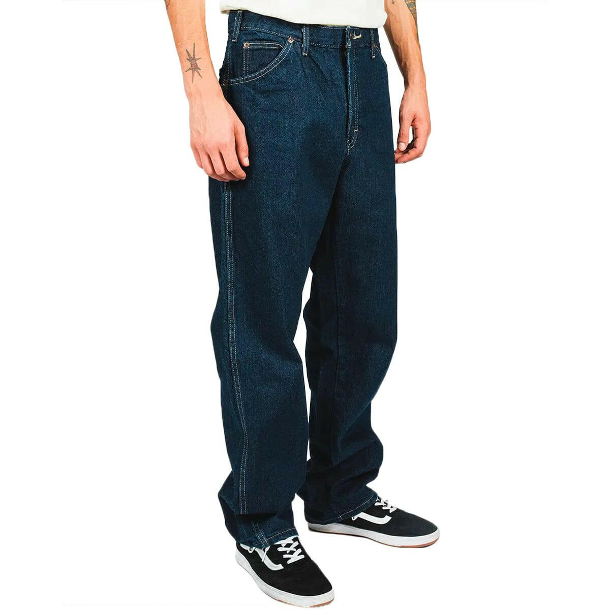 Dickies - 13293 Relaxed Fit Denim Jeans Rinsed Indigo.