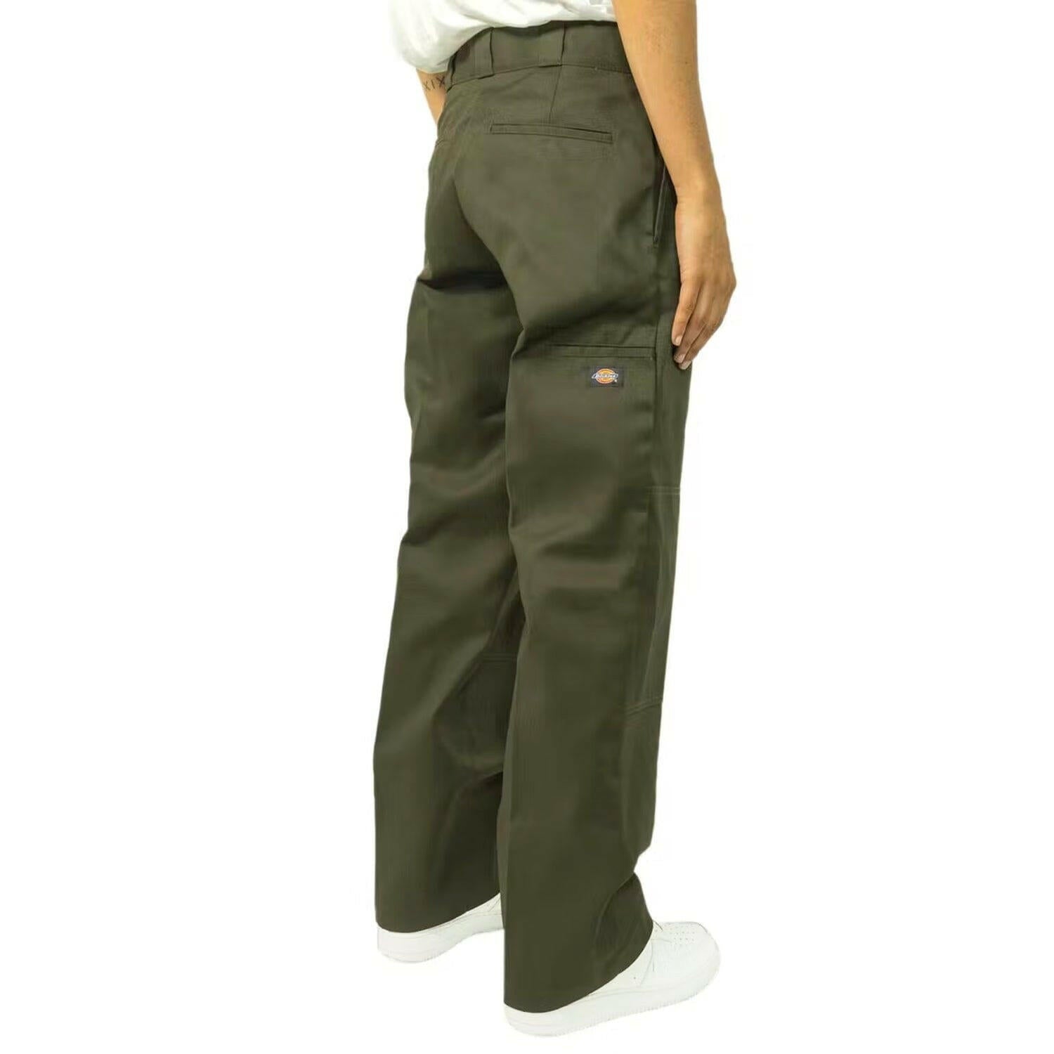 Dickies - 85-283 Loose Fit Double Knee Pants Olive Green.