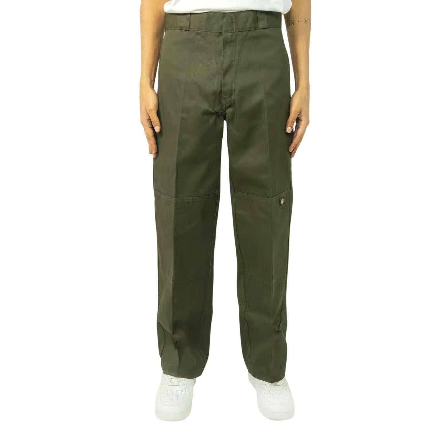 Dickies - 85-283 Loose Fit Double Knee Pants Olive Green.