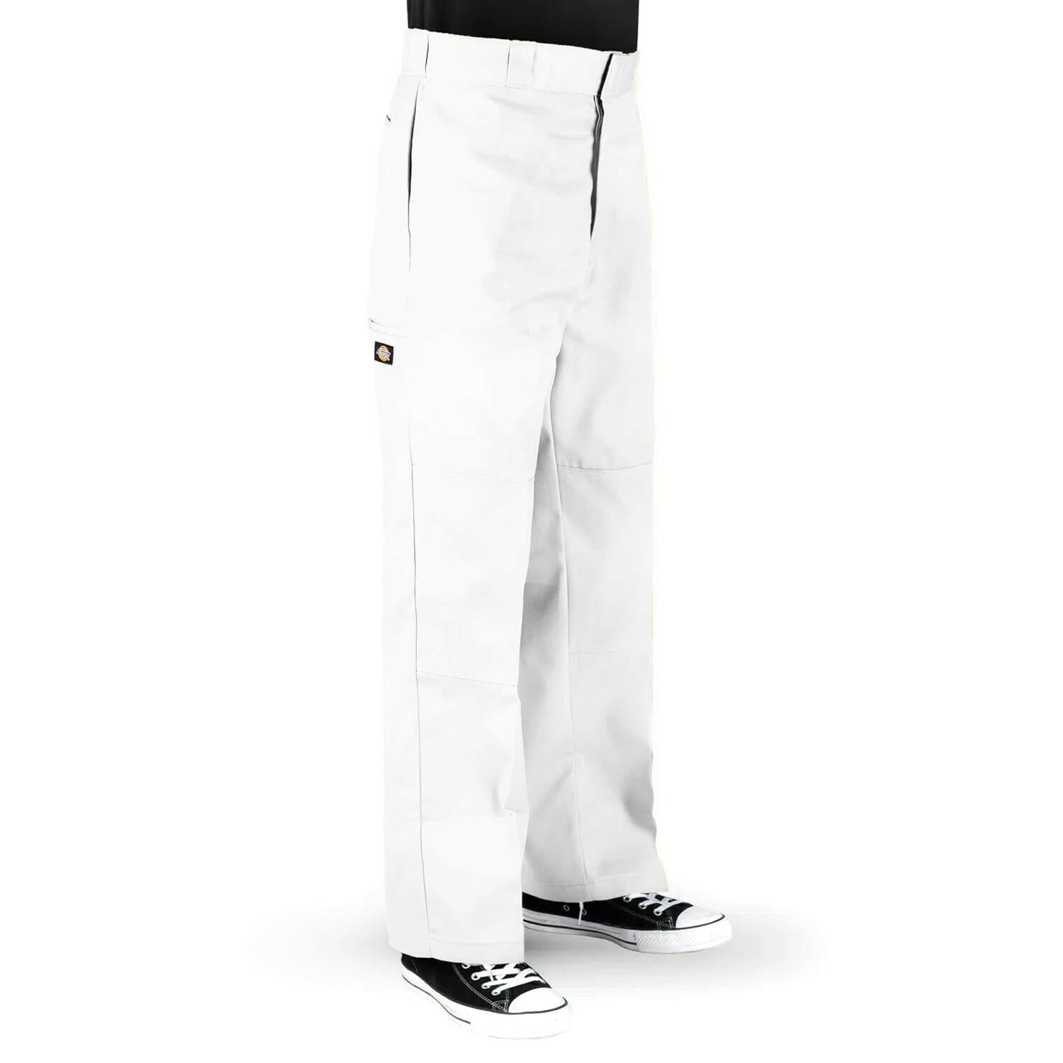 Dickies - 85-283 Loose Fit Double Knee Pants White.
